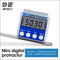 RZ Angle Protractor Universal Bevel 360 Degree Mini Electronic Digital Protractor Inclinometer Tester Measuring Tools MT2010