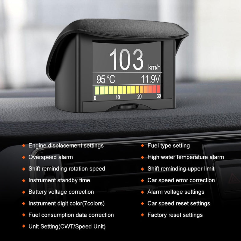 Automobile On-board Computer ANCEL A202 Car Digital OBD 2 Computer Display Speed Fuel Consumption Temperature Gauge OBD2 Scanner