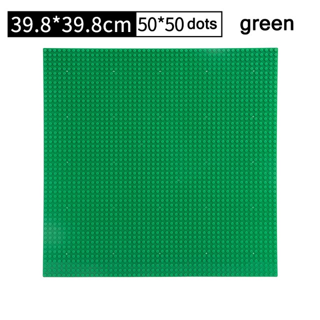 32*32 50*50 Dots Classic Base Plates Blocks DIY Small Size City Road Bricks Baseplates Construction Building Toys For Kids Gifts