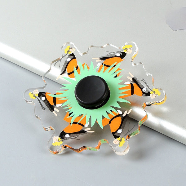 Anime Fidget Spinner Cartoon R188 Bearing ADHD EDC Relief Stress Novel Hand Fingertip Gyro 3D Running Funny Toys Kids