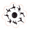 Fingertip Spinning Top Cartoon Animated Special Effects Dynamic-Running Fidget Spinner Rotating Hand Spinner Relieves Stress Toy