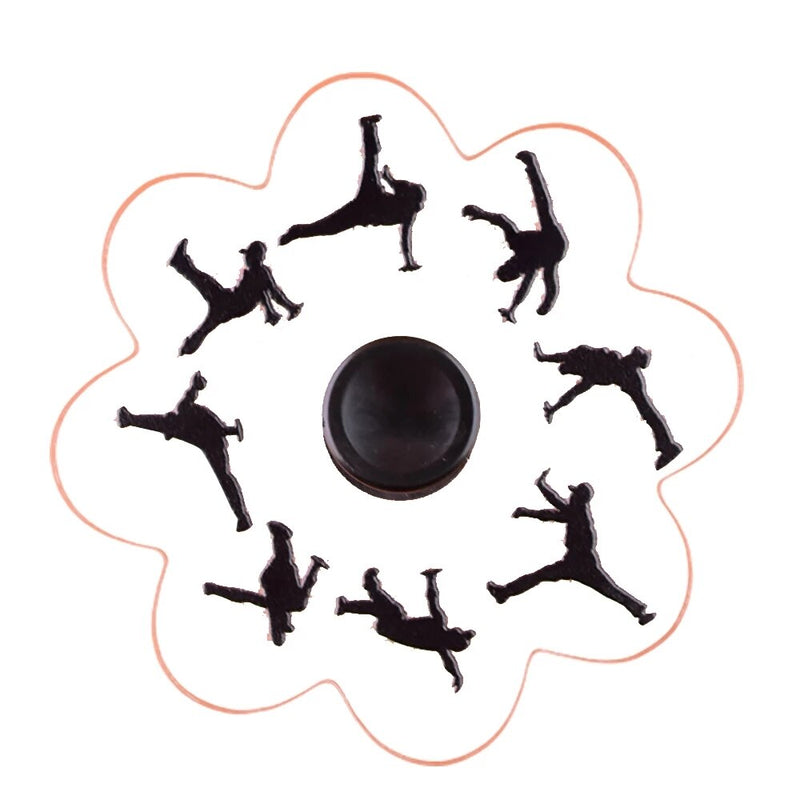 Fingertip Spinning Top Cartoon Animated Special Effects Dynamic-Running Fidget Spinner Rotating Hand Spinner Relieves Stress Toy