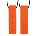 1Pc Sensory Chew Necklace Brick Chewy Kids Silicone Biting Pencil Topper Teether Toy, Silicone teether for children with autism