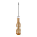 3PCS/SET Wooden Handle Sewing Awl Hand Stitcher Leathe Punch Tool DIY Shoe Repair Hook Tool Leather accessories