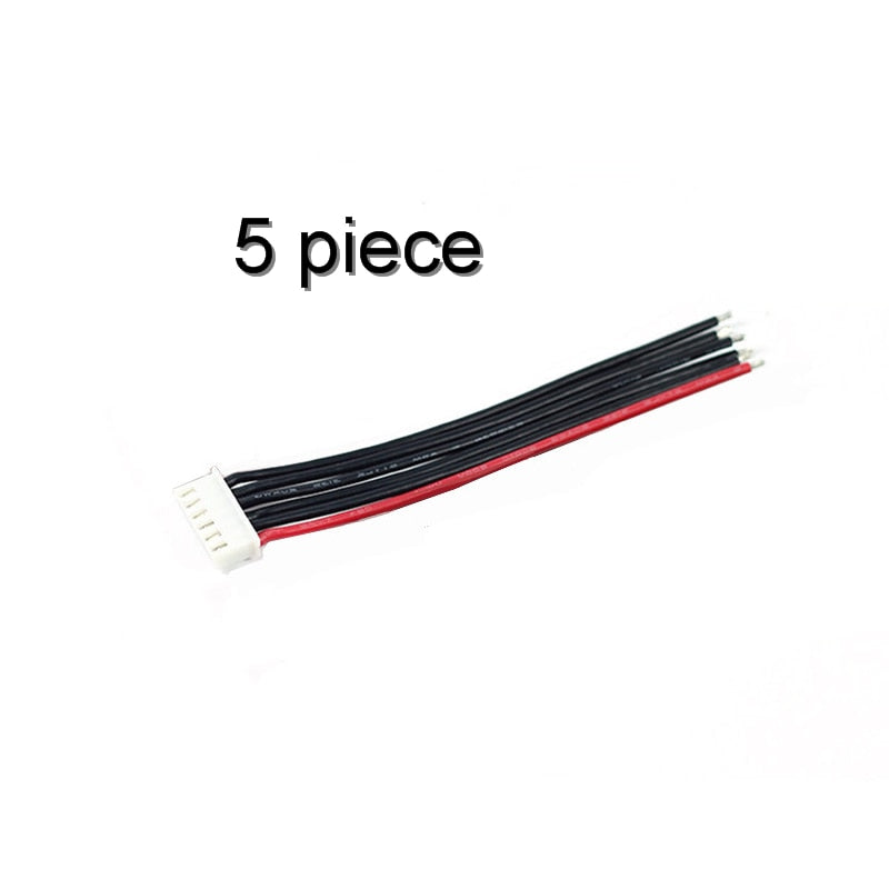 Good Quality 2s 3s 4s 5s 6s LiPo Battery Balance Charger Plug Line/Wire/Connector 22AWG 100mm JST-XH Balancer Cable 5 Pieces/Lot