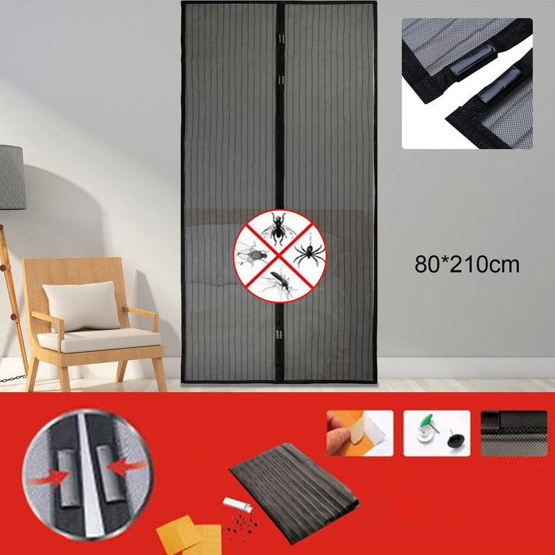Anti Mosquito Nets Curtains for Doors Summer Anti Fly Bug Insect Magnetic Automatic Closing Screen Kitchen Mesh Door Curtains