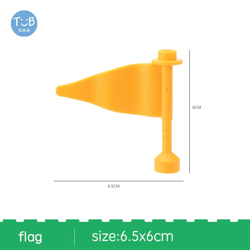Blocks Amusement Park Accessory Slide Ladder Swing Seesaw Carousel Big Large-particle City Building Children&