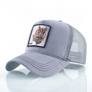 Fashion Animals Embroidery Baseball Caps Men Women Snapback Hip Hop Hat Summer Breathable Mesh Sun Gorras Unisex Streetwear Bone