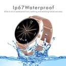 LIGE Women Smart Watch Woman Fashion Watch Heart Rate Sleep Monitoring For Android IOS 2022 New Waterproof Ladies Smartwatch+Box
