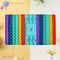Rainbow Push Bubble Pop Fidget Stress Relief Squeeze Ball Toy for Kid Children Antistress Game Hand Simple Dimple Relax Adult