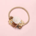 BalleenShiny Fashion Florals Headband Newborn Baby Elastic Princess Hairbands Child Kids Pearl Fresh Style Cute Headwear Gifts