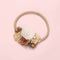 BalleenShiny Fashion Florals Headband Newborn Baby Elastic Princess Hairbands Child Kids Pearl Fresh Style Cute Headwear Gifts