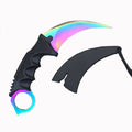 Karambit CS GO Fixed Blade Knife Never Fade Counter Strike Fighting Claw Knives Survival Camping EDC Cosplay Tools