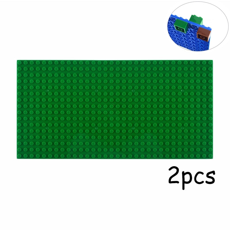 Double-sided Base Plates 32*32 32*16 Plastic Bricks Baseplates Compatible Classic Dimensions Building Blocks Construction Toys