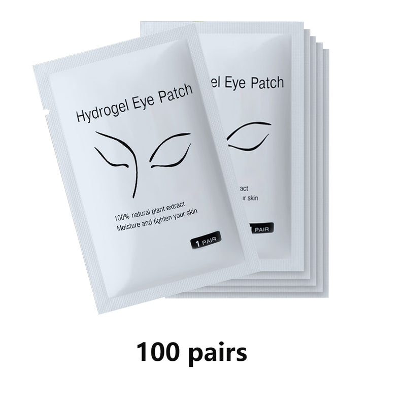 20/50/100 Pairs Eye Pad Eyelash Pad Gel Patch Patch Grafted Under The Eyelashes For False Eyelash Extension Paper Sticker Makeup