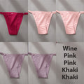 5PCS/Set Sexy Underwear Cotton Panties Women Lingerie Female Underpants Hoop Design Waistband Briefs Intimate Bikini Panty Woman