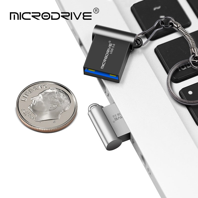 Super mini  Metal USB 3.0 Flash Drive 16GB 32GB 64GB pen drive usb stick Pendrive USB 3.0 USB Flash drive Memory Stick usb key