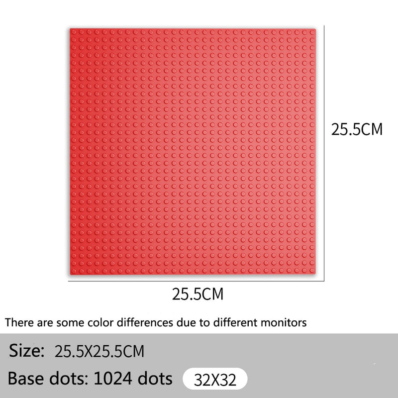 32*32 50*50 Dots Classic Base Plates Blocks DIY Small Size City Road Bricks Baseplates Construction Building Toys For Kids Gifts