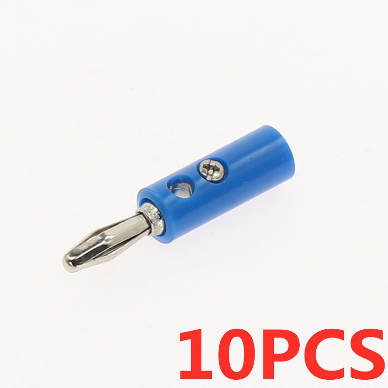 10Pcs/set Male Female J072 4mm Banana Plug Male And Female To Insert Connector Banana Pin DIY Model