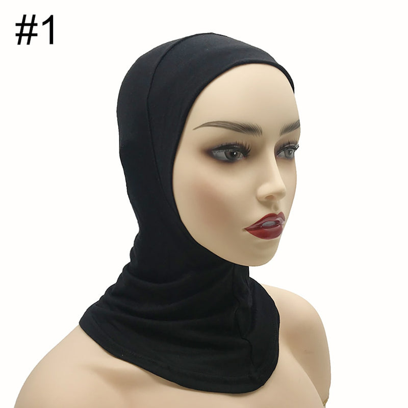 Under Scarf Hijab Cap Muslim Women Veil Turban For Women Muslim Fashion Islam Inner Cap Hijab Jersey Underscaf Caps Hat Ladies