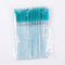 50/5Pcs Eyelash Extension Disposable Makeup Eyebrow Brush Mascara Stick Applicator Eyelashes Crystal Eyelash Brush Tool