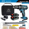 2 Speed Cordless Impact Drill 21V Electric Screwdriver Home Mini 1500 Mah 18650 Lithium Battery Wireless Rechargeable Hand Drill