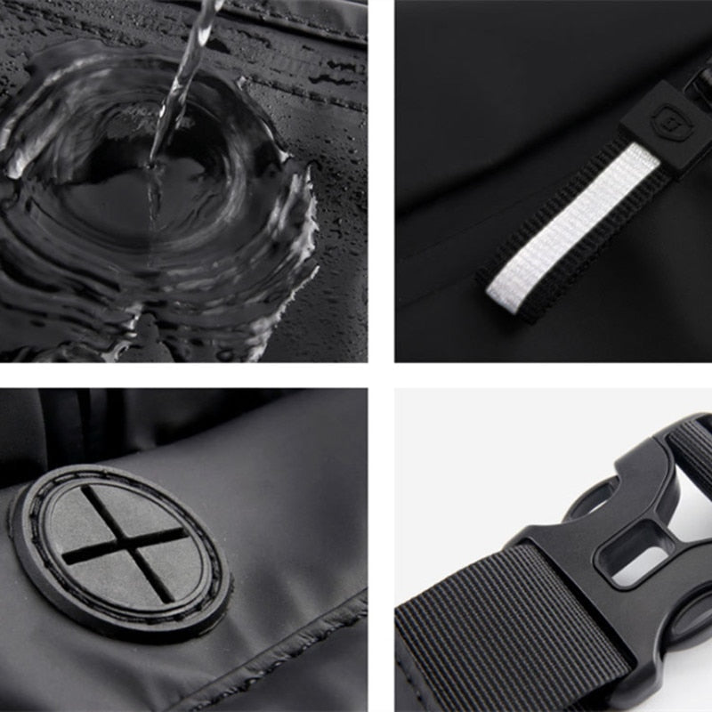 Waterproof Man Waist Bag Fanny Pack Fashion Chest Pack Outdoor Sports Crossbody Bag Casual Travel Male Belt Bag Hip Waist Packs