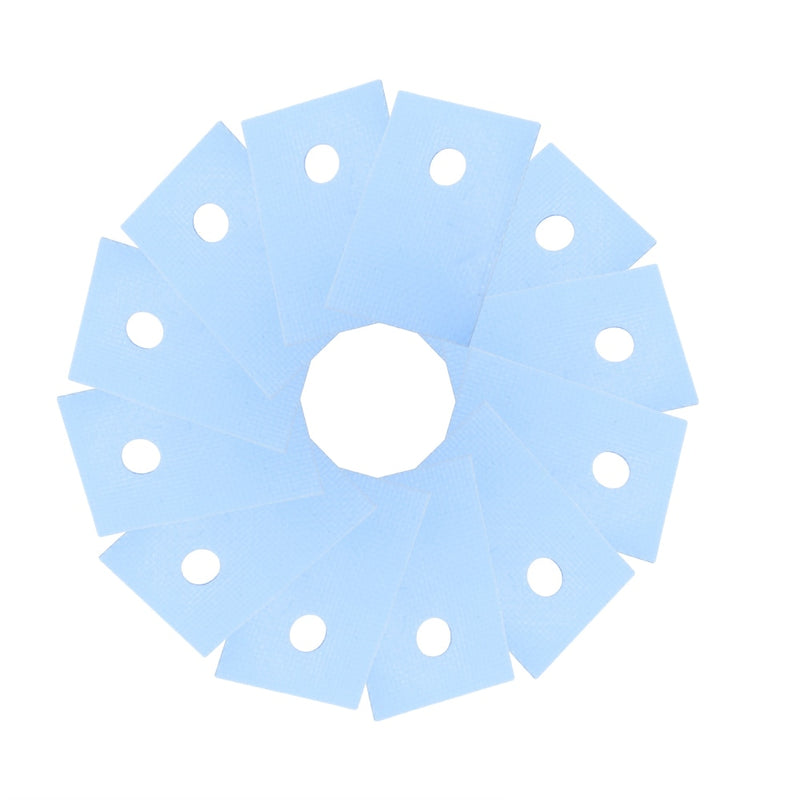 100Pcs TO-220 Transistor Plastic Insulation Washer + 100Pcs TO-220 Isolated Silicone Pad Sheet Strip