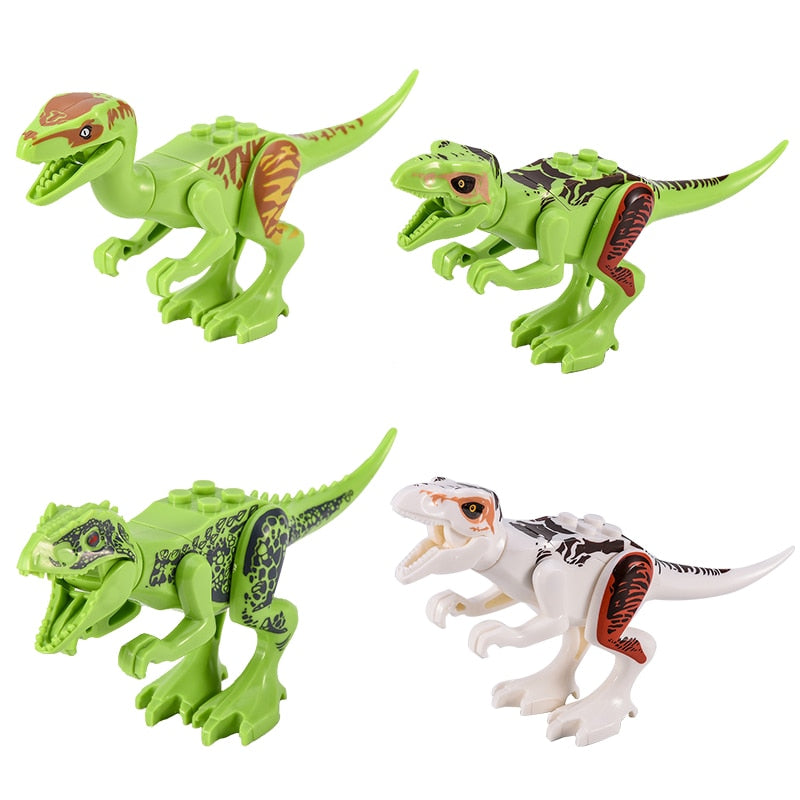 Jurassic Dinosaur Park Indominus Rex DIY Blocks Dinosaurs Tyrannosaurus Rex Tiny Models Building Block Kid Toys Animals Set Gift