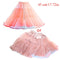 Women Lolita Cosplay Petticoat A-Line Puffy Tutu Skirt Layered Tulle Ballet Dance Pettiskirts Big Bowknot Underskirt