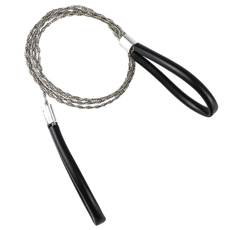 Outdoor Manual Hand Steel Wire Saw Survival Tools Hand Chain Saw Cutter Portable Travel Camping Emergency Gear Steel Wire Kits