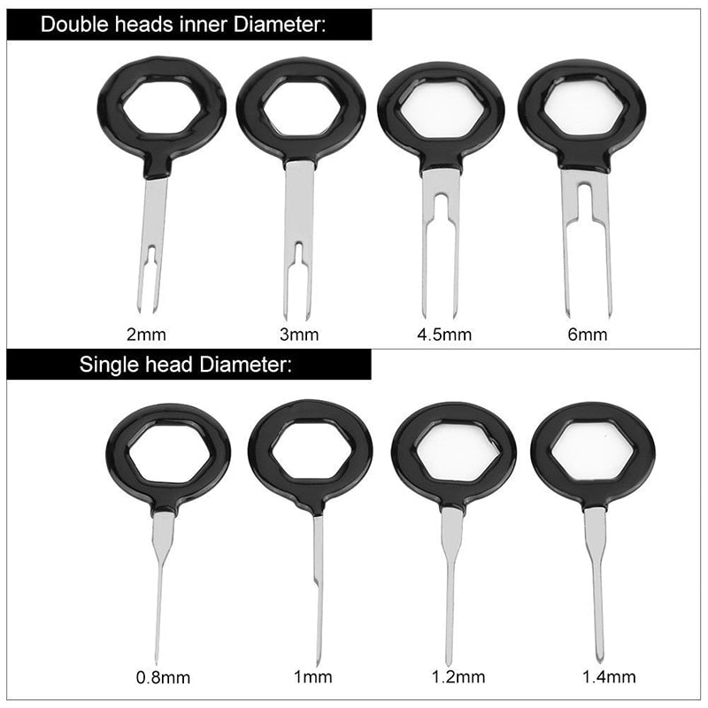 18Pcs 11Pcs Automotive Plug Terminal Remove Tool Set Key Pin Car Electrical Wire Crimp Connector Extractor Kit Accessories