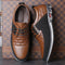Big Size Brand Men Casual Shoes Fashion Classic Casual Men Leather Shoes Black Hot Sale Breathable Business Men Shoes Casual