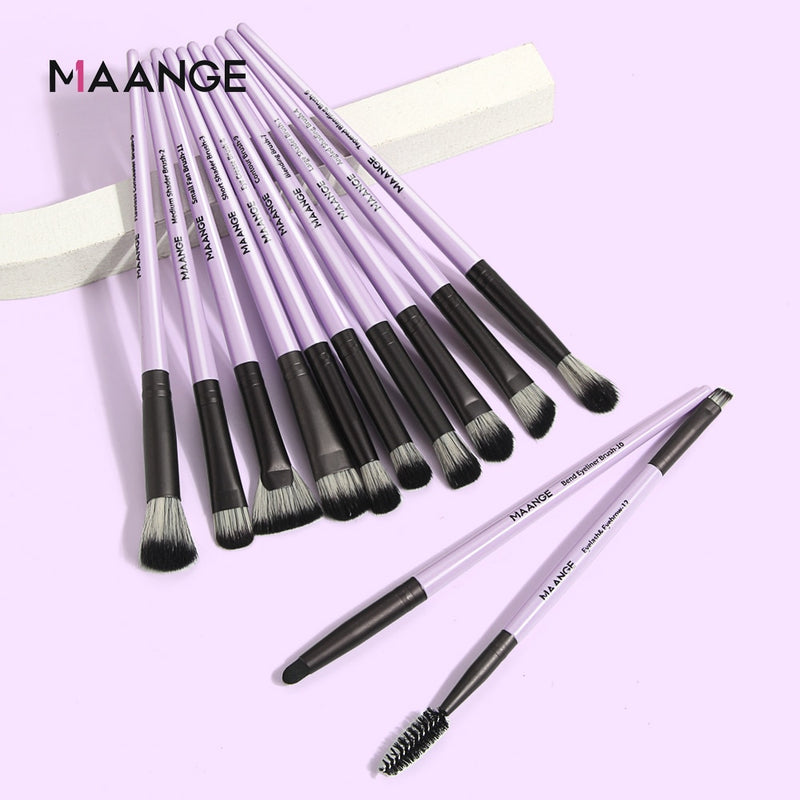 MAANGE Pro 3/5/12 Pcs Makeup Brushes Set Eyeshadow Eyeliner Eyelash Eyebrow Brush Beauty Make up Blending Tools Maquiagem