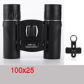 Mini Portable Zoom HD 5000M Telescope Binoculars Powerful 300x25 Folding Long-distance Low Light Night Vision Professional