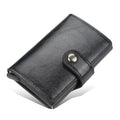 New Men women smart wallet Credit Bank card holder fashion purse Aluminum alloy Business Casual Mini wallet Brand PU Purse