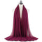 72*175cm Hijab Chiffon 2021 Maxi Big Size Scarf For Muslim Women Headscarf Ladies Headwraps Pashmina Hijab Muslim Fashion Islam