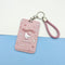 Kawaii Sanrio Keychain Cartoon Cat Sliding Card Holder Student Meal Card Bus Card Holder Lady Id Card Credit Card Holder Lanyard