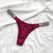 Sexy Rhinestone Thong Low Waist Panties Women Comfort Ice Silk Seamless Lingerie G String Cotton Breathable Intimates Underwear