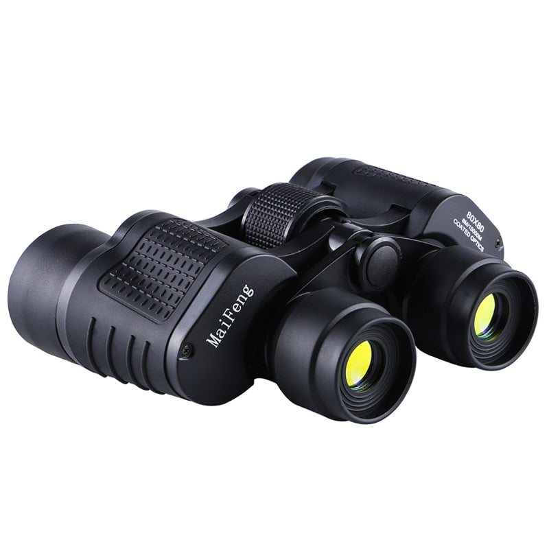 Binoculars 80X80 Long Range 15000m HD High Power Telescope Optical Glass lens Low light night vision for Hunting Sports scope