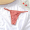 FINETOO M-XL Cotton Bikini Panties T-back Thong Sexy Low Waist Women Underwear Cotton G-String Underpants Femlae Lingerie 3Pcs