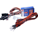 Simulation Flash Light 12 LED Lighting Kit Steering Brake for 1/10 Scale Models RC Car Yokomo Tamiya HSP HPI AXIAL RC4WD Trx