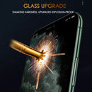 3PCS Full Cover Protective Glass On For iPhone 11 12 13 14 Pro Max Screen Protector For iPhone X XR XS Max 7 8 6s Plus SE Glass