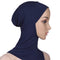New Fashion Muslim Underscarf Women Veil Hijab Islamic Soft Cotton Solid Color Elastic Comfortable Breathable Casual Turbans