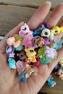 15PCS Littlest Pet Baby Shop LPS Tiniest Mini Figure Original Super Tiny Animal Sheep Bird Bunny Kids Toy Collectibles