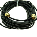 RG316 RG174 Cable SMA Male To SMA Male Female Nut Bulkhead Extension Coax Jumper Pigtail