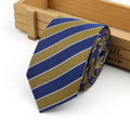 61 Colors Jacquard Striped Plaid Paisley Necktie 6cm Polyester Male Narrow Tie Skinny Tuxedo Suit Shirt Gift For Men Accessory