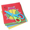 96 Pcs/Set Cartoon Color Paper Cutting Toys DIY Kids Craft Animal Handcraft Paper Art Learning Educational Toy