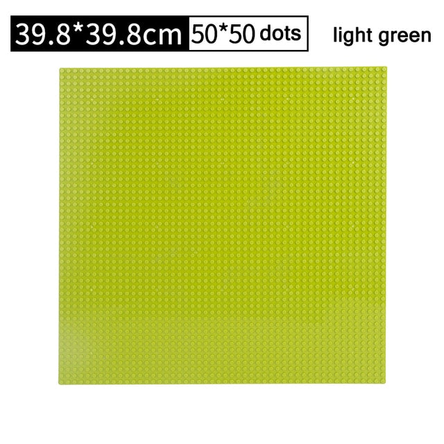 32*32 50*50 Dots Classic Base Plates Blocks DIY Small Size City Road Bricks Baseplates Construction Building Toys For Kids Gifts