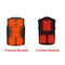 Men Autumn winter Smart heating Cotton Vest 9 area Heated V neck vest Women Outdoor Flexible Thermal Winter Warm Jacket M-7XL